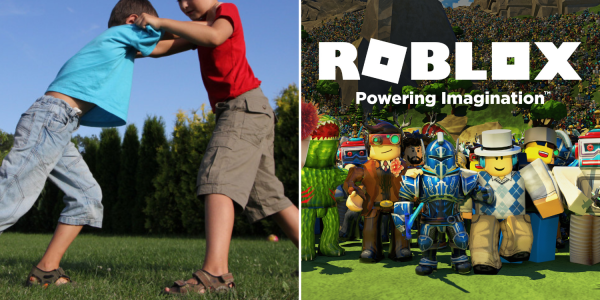 boy slashes brother roblox