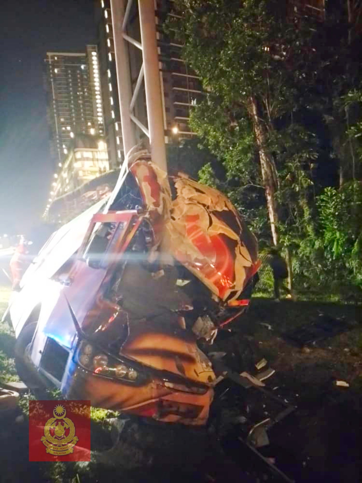 bus highway signpost