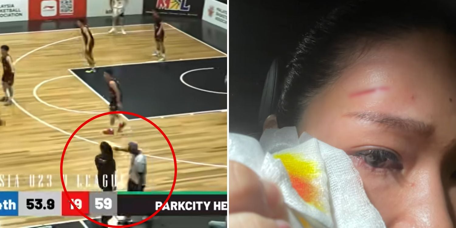 coach injuring female referee