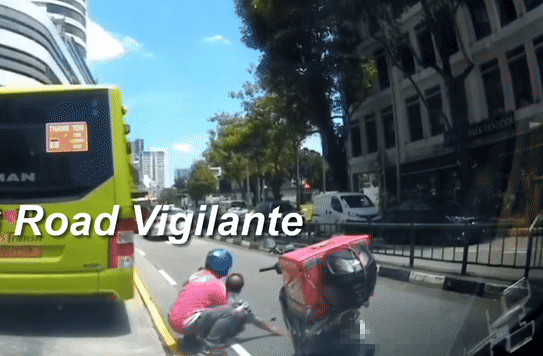 elderly man motorcyclist