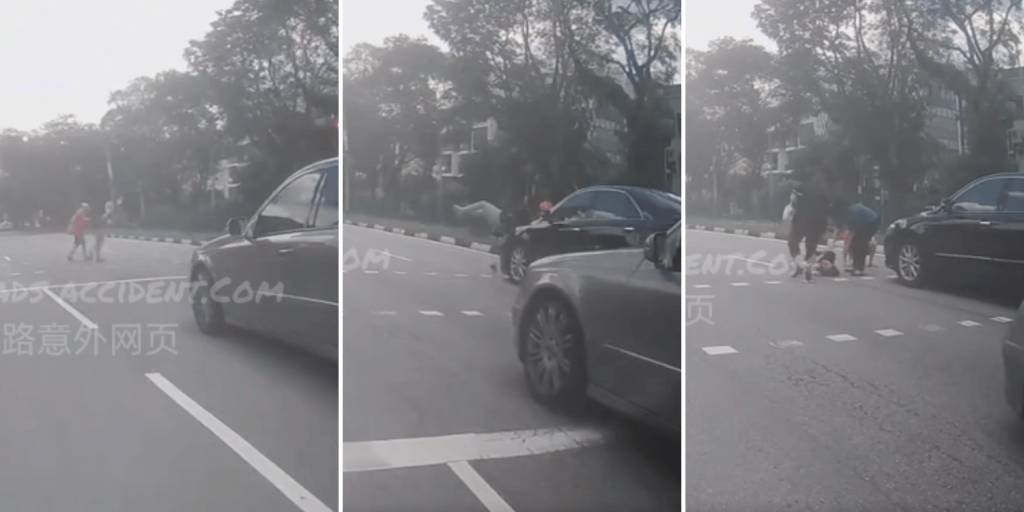 Driver runs red light along Upper Thomson Road & crashes into 2 ...