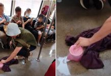 spilled drink