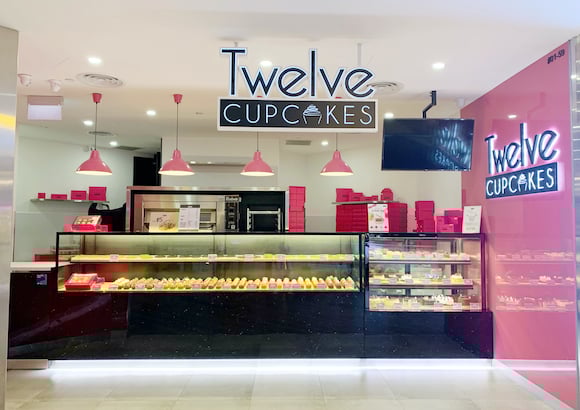 twelve cupcakes