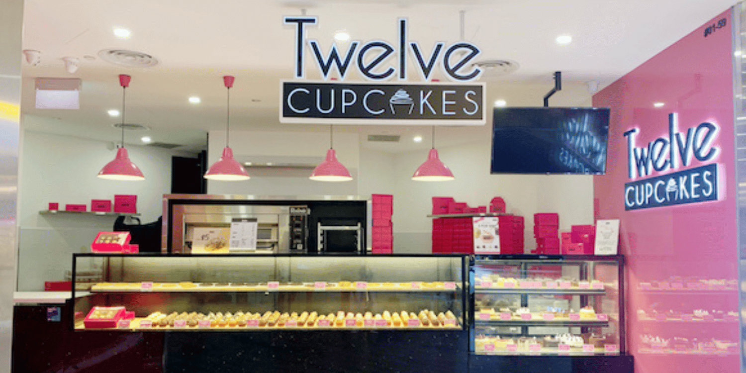 twelve cupcakes
