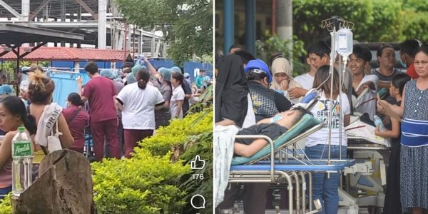 woman gives birth earthquake