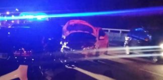 woman head-on collision