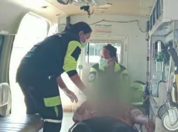 student cutter pulling trousers