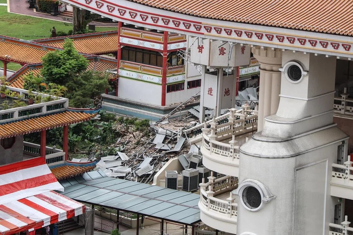 roof bright hill temple