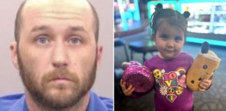 father 2-year-old burning car