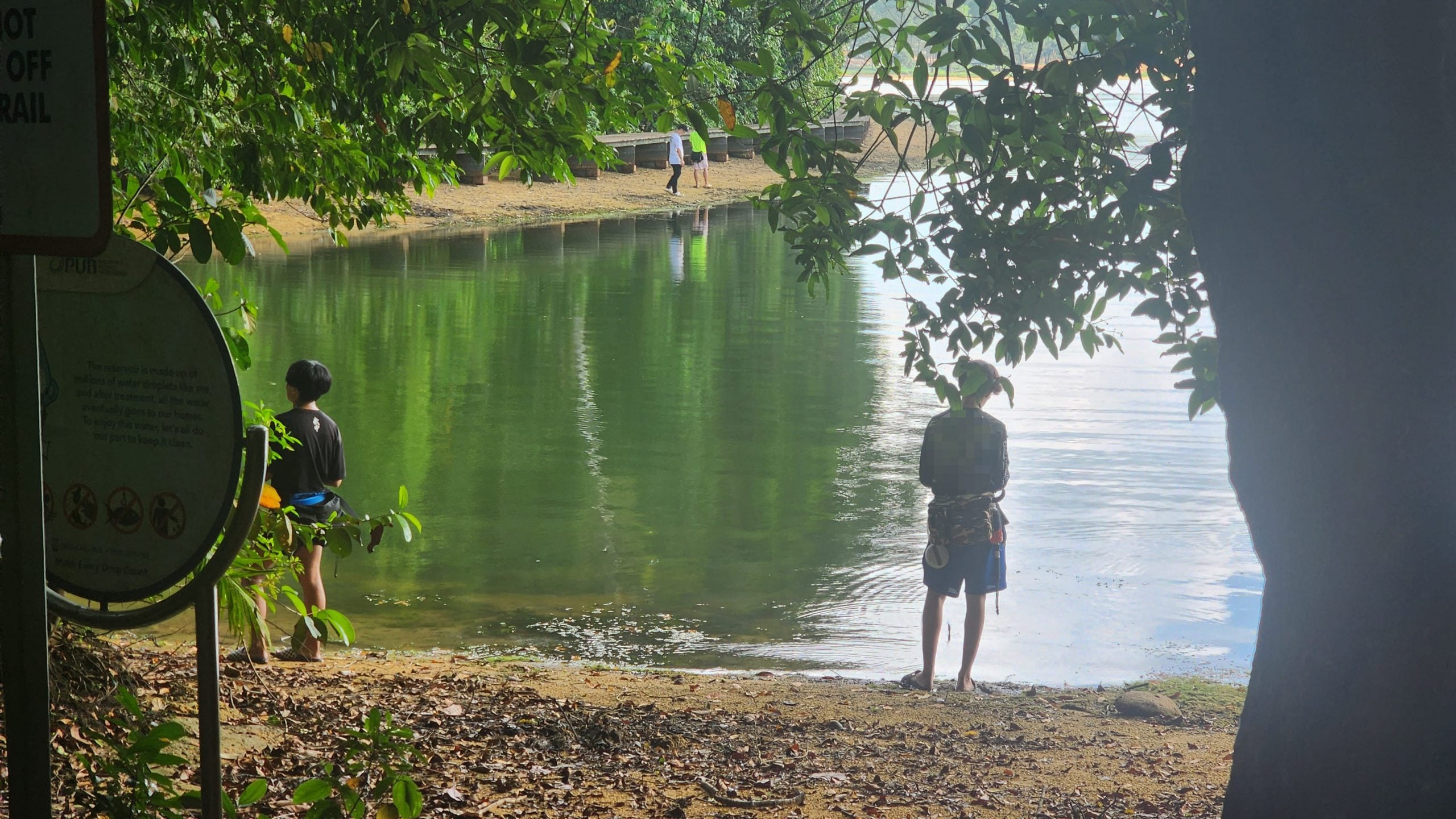 illegally fishing peirce reservoir