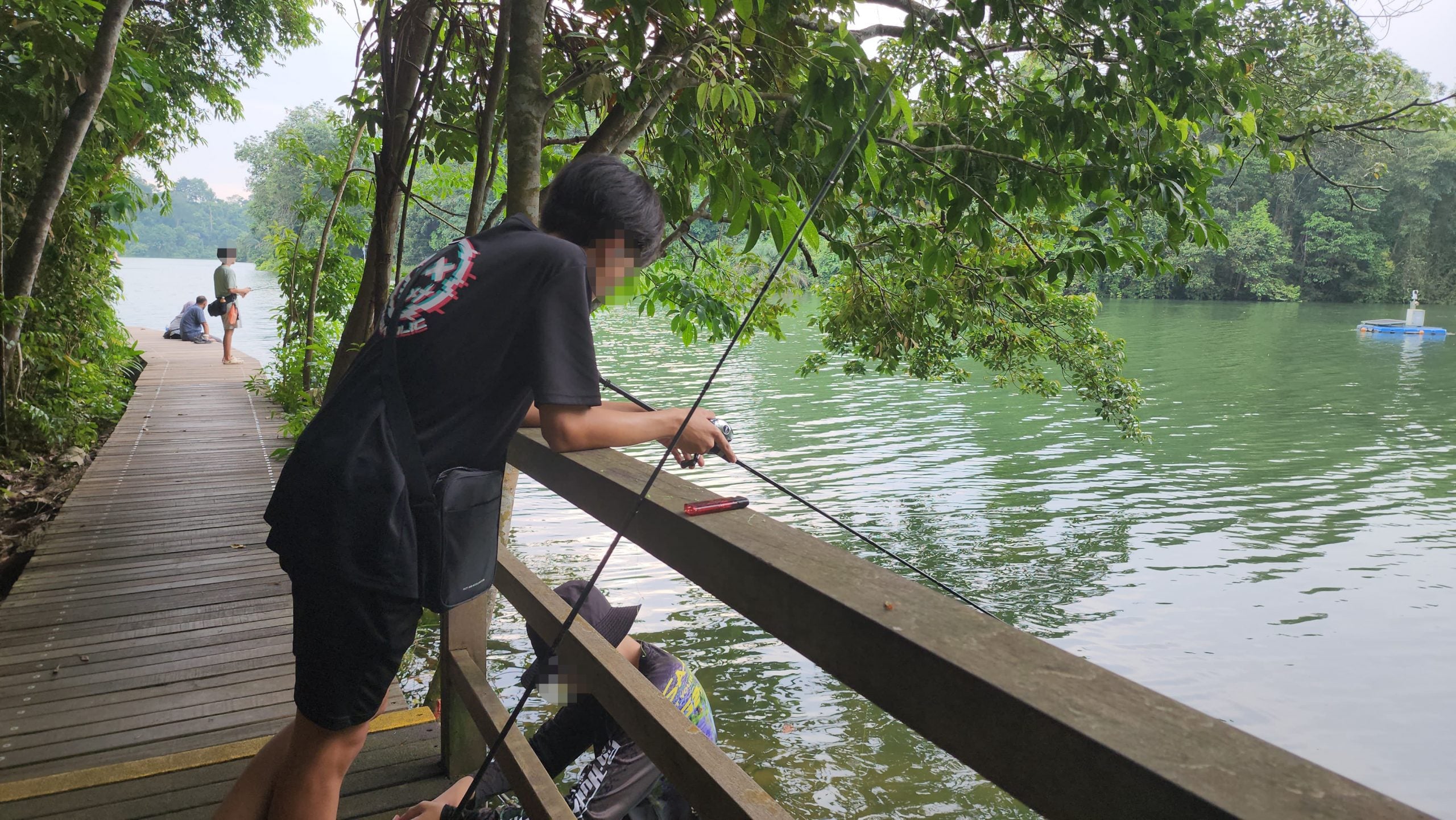 illegally fishing peirce reservoir