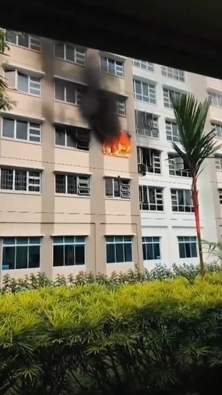 power bank fire sembawang