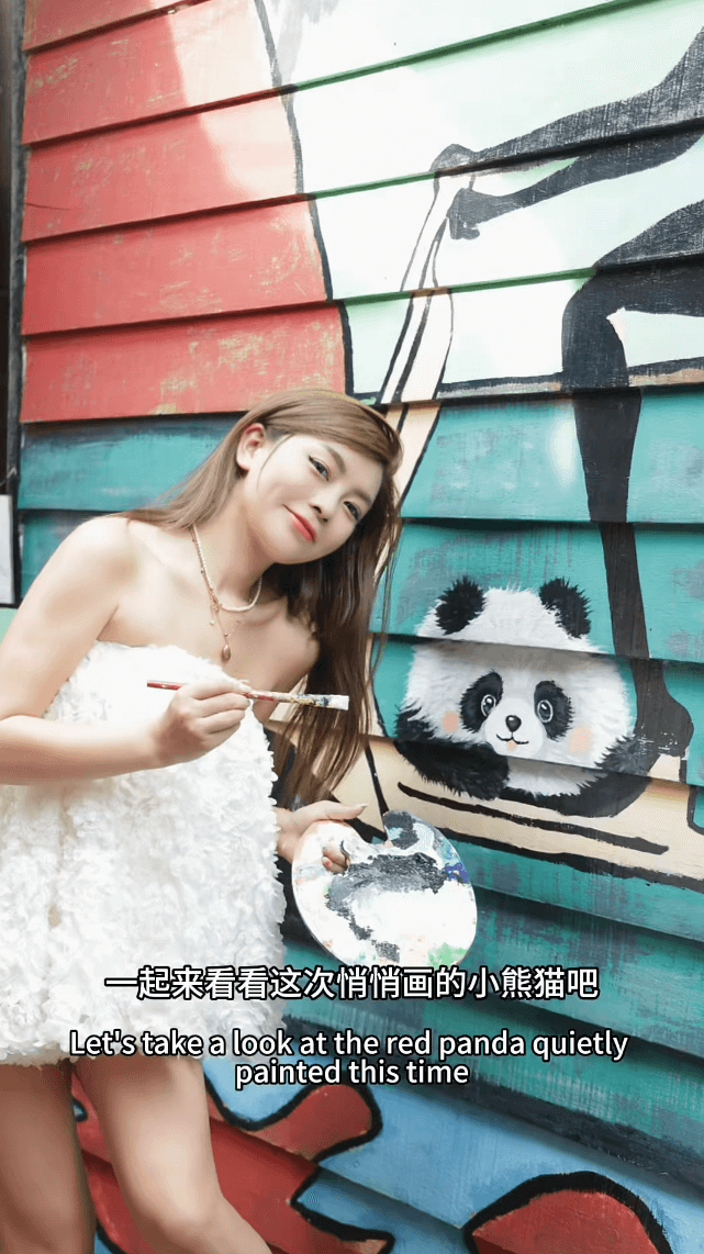 removal panda mural jetty painter