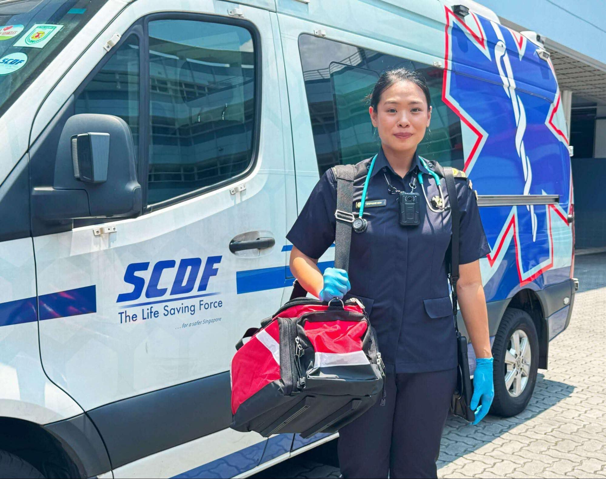 SCDF paramedic