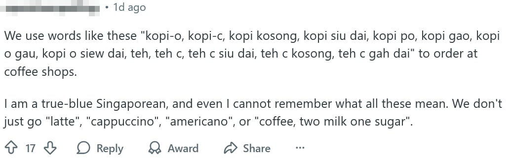 uniquely singaporean thing