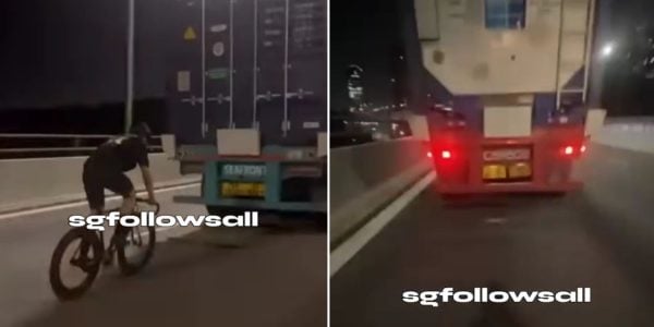 tailgating lorry