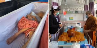 woman found alive coffin cremation