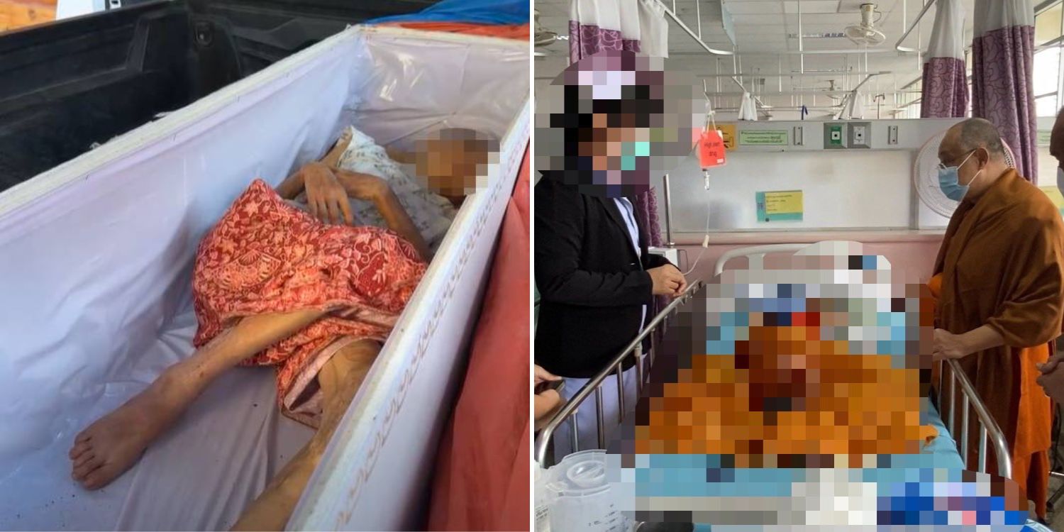 woman found alive coffin cremation