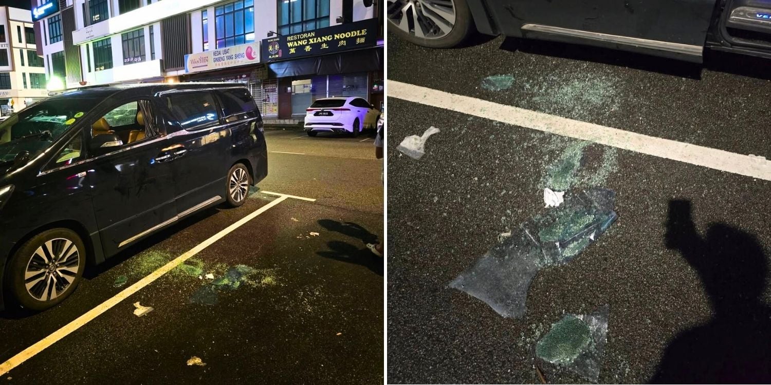 A Singapore driver’s car window was smashed in JB Pelangi with valuables stolen during dinner, prompting safety concerns among motorists.
