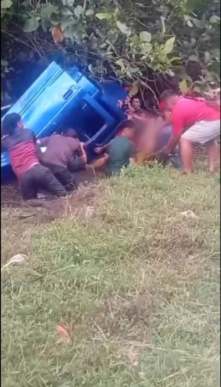 couple car plunged ditch