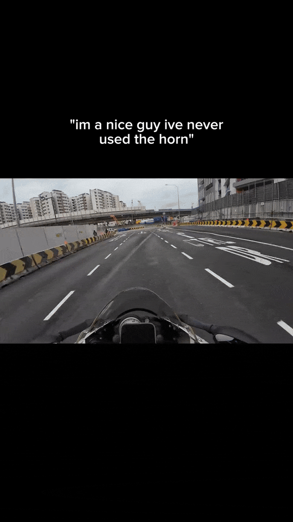 motorcyclist pedestrians