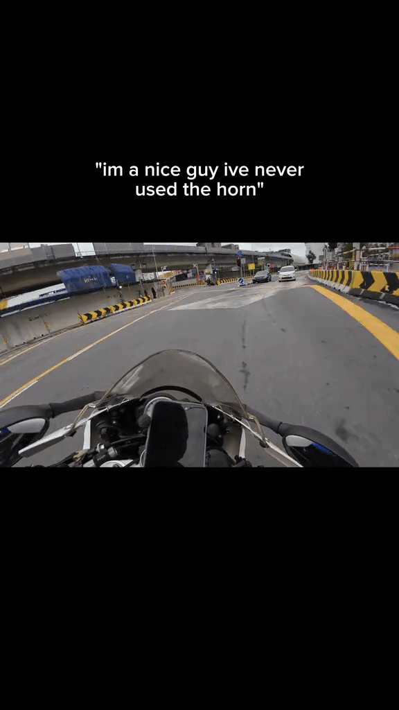 motorcyclist pedestrians