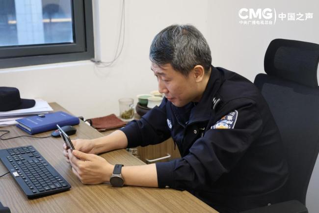 police officer pretending son