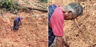 father landslide missing daughter