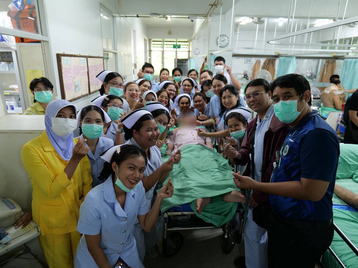 patient discharged 14 years medical team