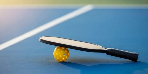 man falling floor pickleball