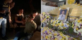 man shooting wife money