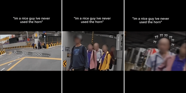 motorcyclist pedestrians