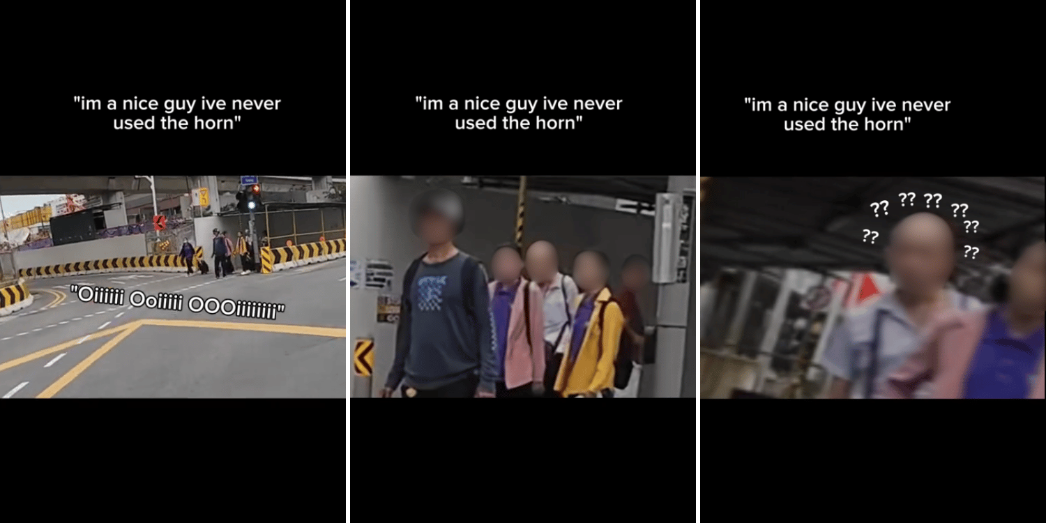 motorcyclist pedestrians