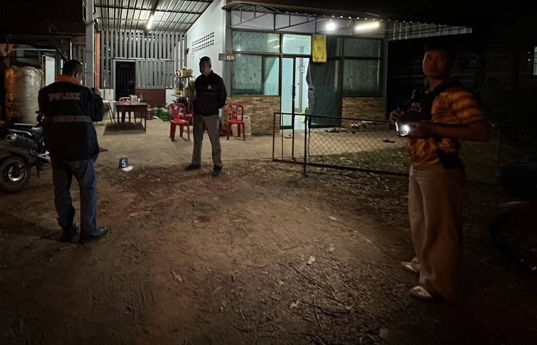 man shooting wife money