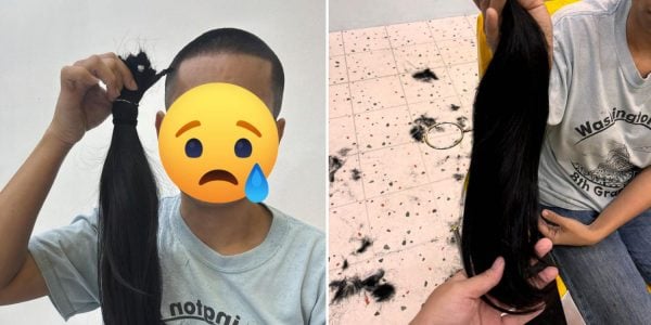 woman deceived shaving head