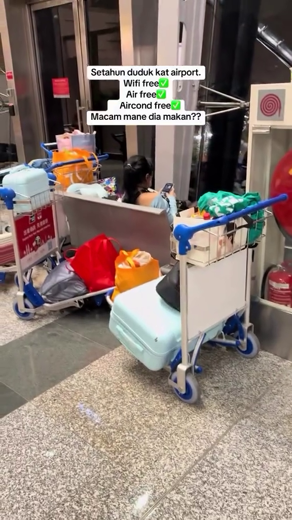 woman lived klia luggage