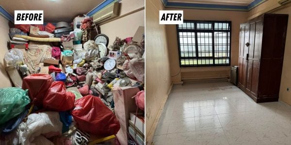 60 volunteers clear cluttered Boon Lay flat after elderly woman's daughters 'buy' items for S$1K