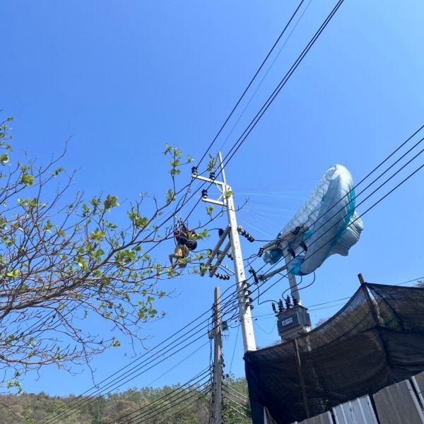 paraglider pole thailand