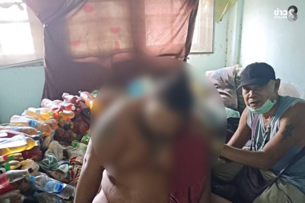 200kg man rescued thailand