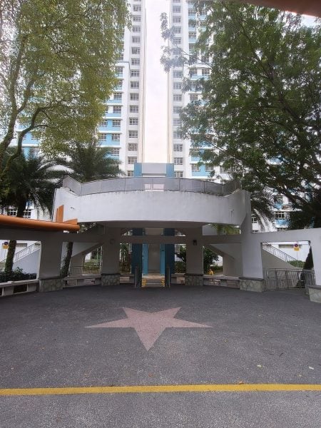 bridge overlooking amphitheatre