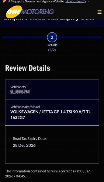 driver taped licence ron95