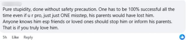 criticising boy comment