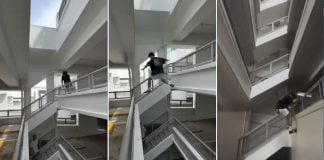 boy parkouring at mscp