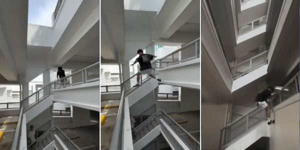 boy parkouring at mscp