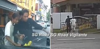 cyclist crash into car, run away afterwards