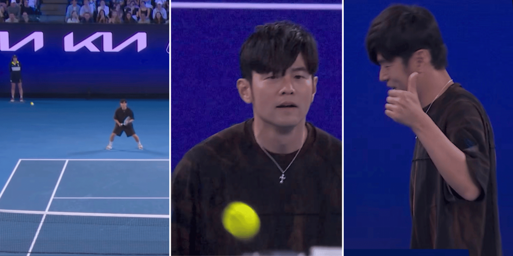 'I didn't even get to touch the ball': Jay Chou's Australian Open debut ...