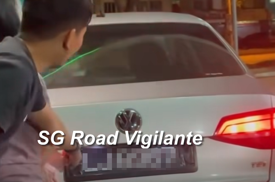 driver taped licence ron95