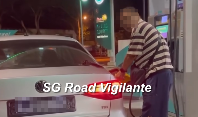 driver taped licence ron95