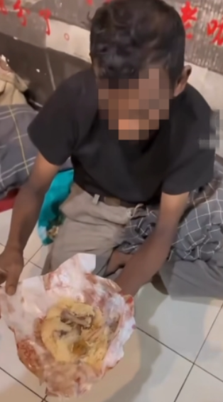 influencer homeless man video