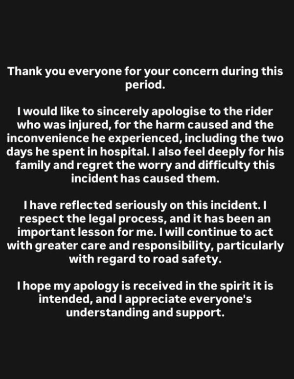 edmund chen apology and response